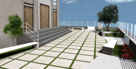 Ristrutturazione del sagrato di una Chiesa